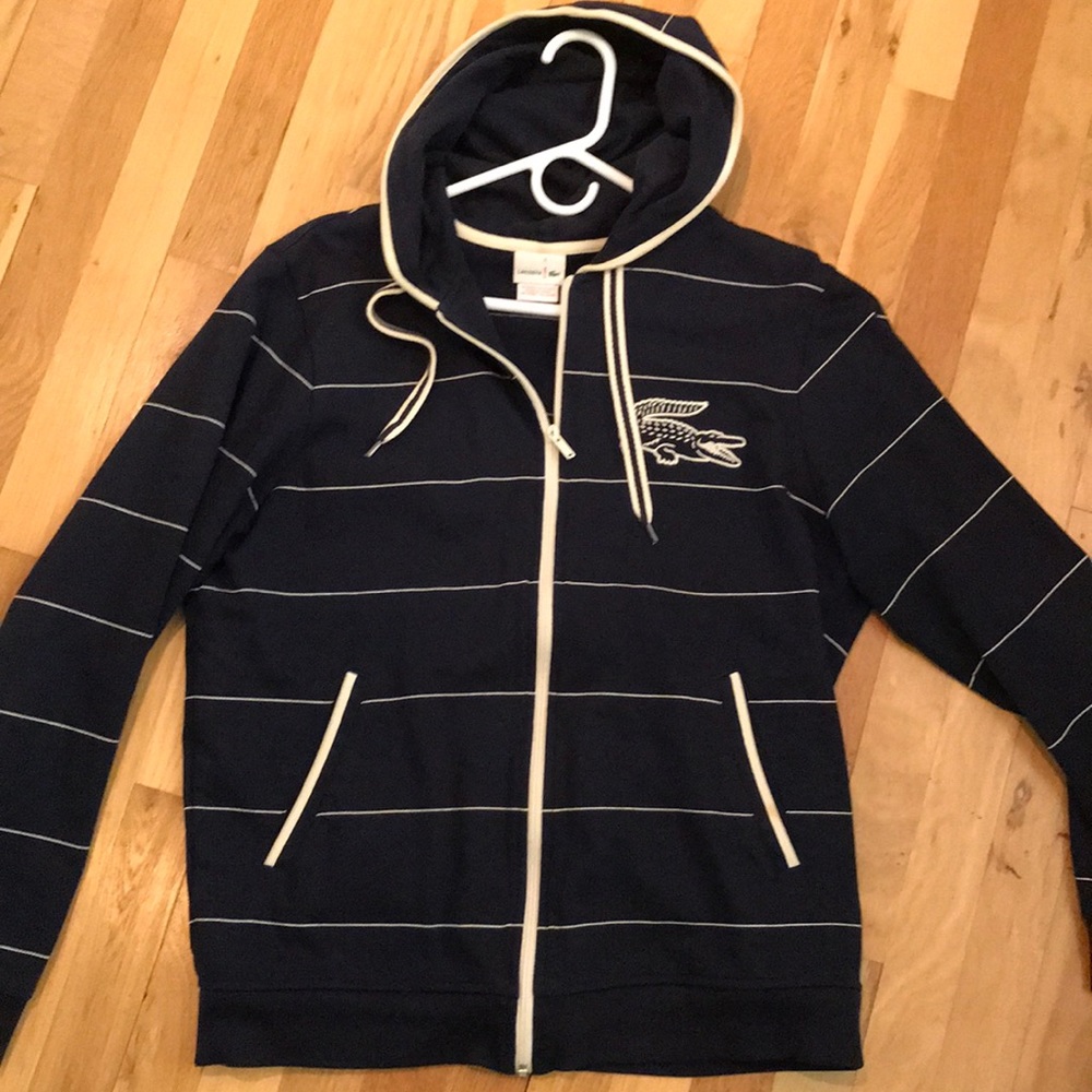 Lacoste Navy Blue Hoodie Size 6